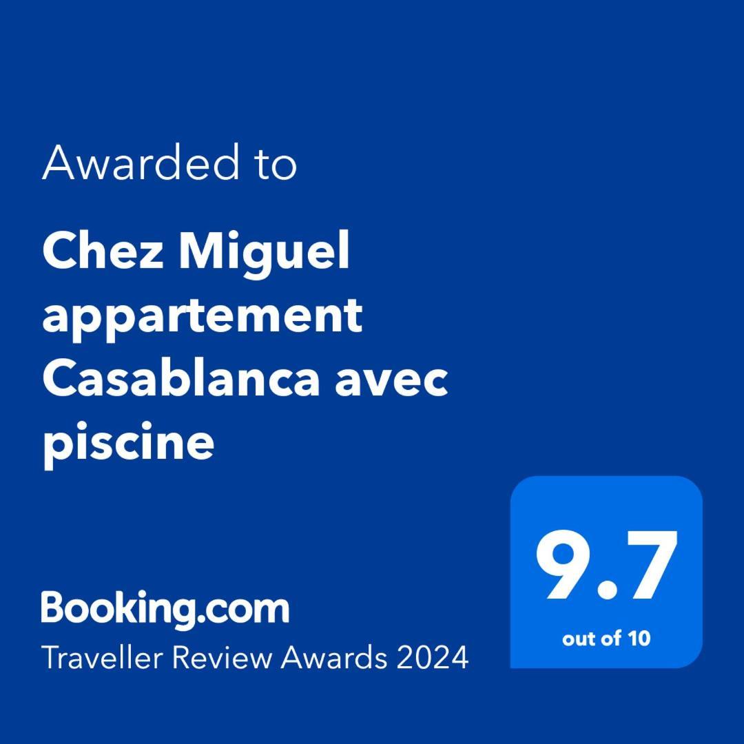 Chez Miguel Appartement Casablanca Avec Piscine Zewnętrze zdjęcie
